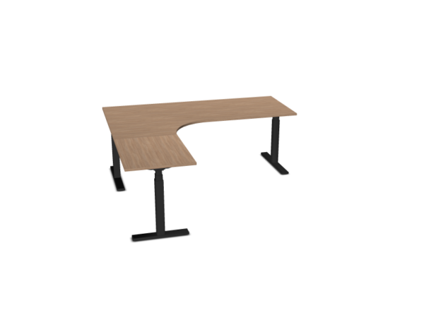 Tellus arbeidsbord 200x200 cm EL eik plater