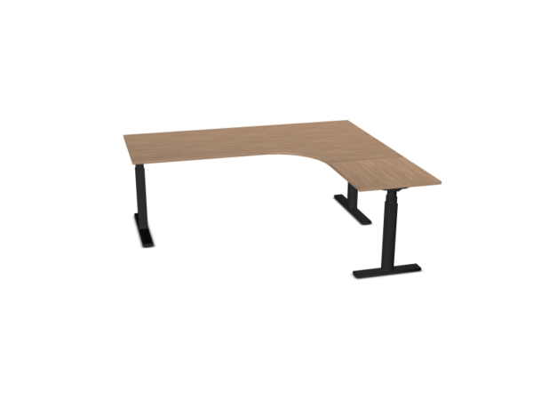 Tellus arbeidsbord 200x200 cm EL eik plater - Bilde 2