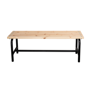 Robust garderobebenk 120x41x43 cm