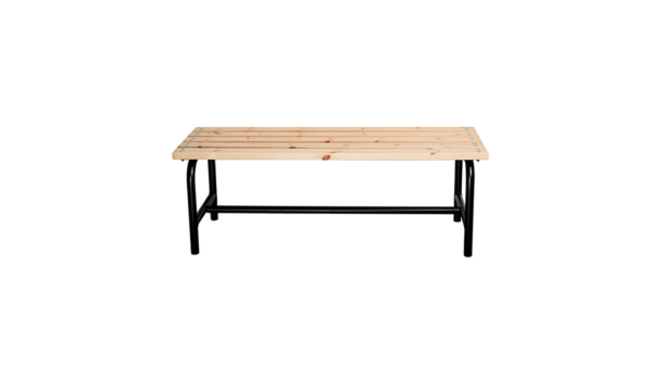 Robust garderobebenk 120x41x43 cm